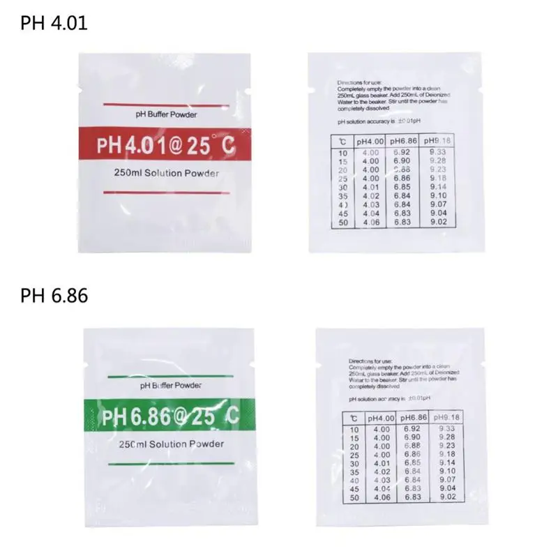 4.01/6.86/7.0/10.01/9.18 for ph solution ph buffer powder