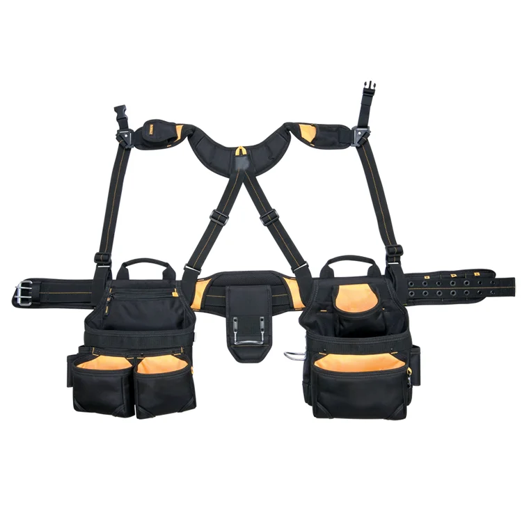 
DG5617 Electrician Engineer Waist Tool Belt Bag with Suspender 