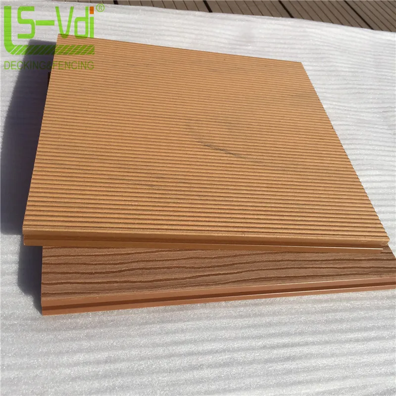 Anti crack wpc outdoor plastic decking composite floor