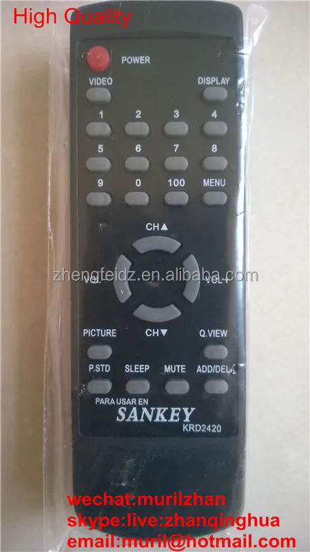 Высокое качество мини черный 25 ключи санки KRD2420 видео Displyer пульт дистанционного управления