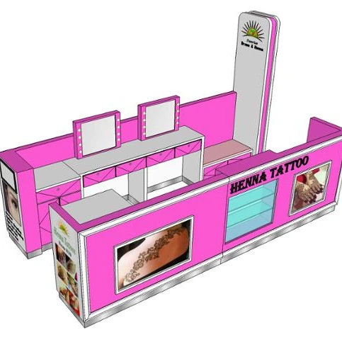 
Pioneer Shopping Mall Nail Bar Kiosk Nail Bar Furniture For Sale 