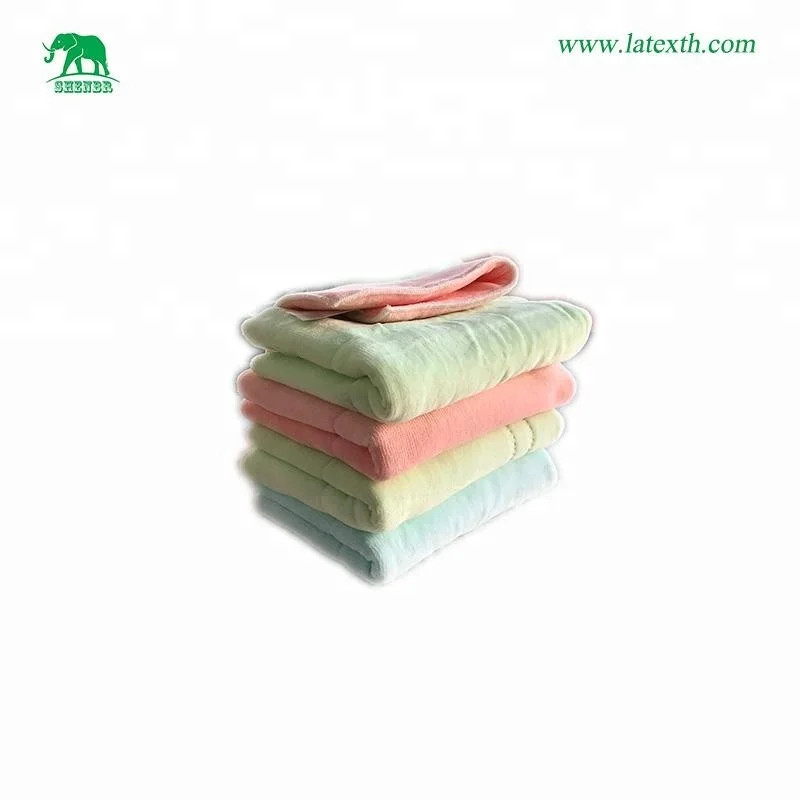 Skin Friendly Anti Bacterial Natural Latex Small Custom Baby Towel