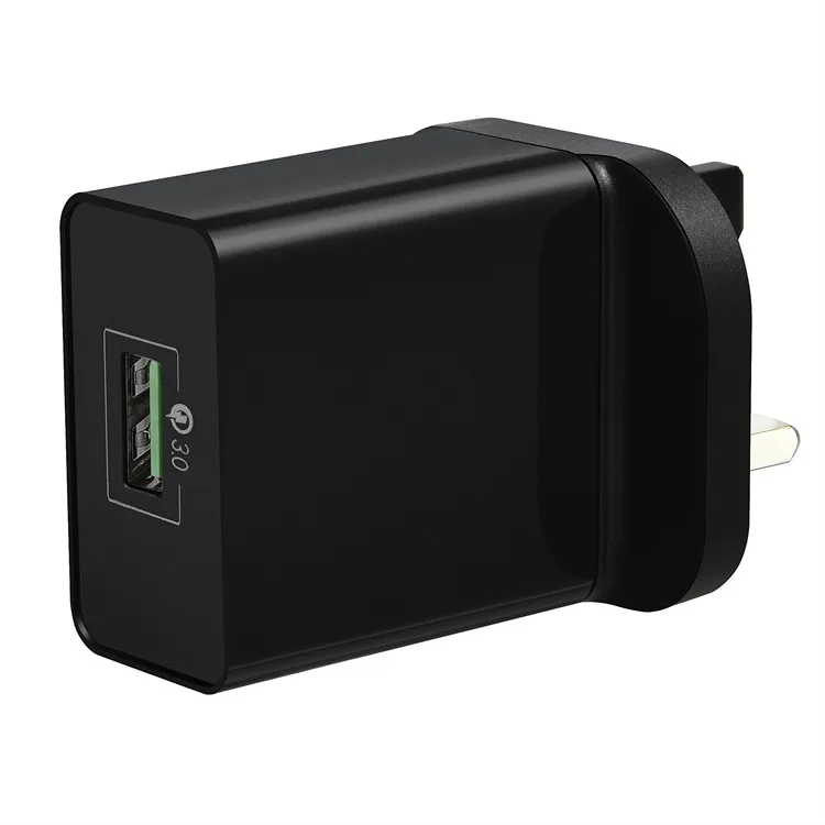 
2020 Factory Wholesale Super Fast 18w 1USB QC3.0 Cell Phone Charger 