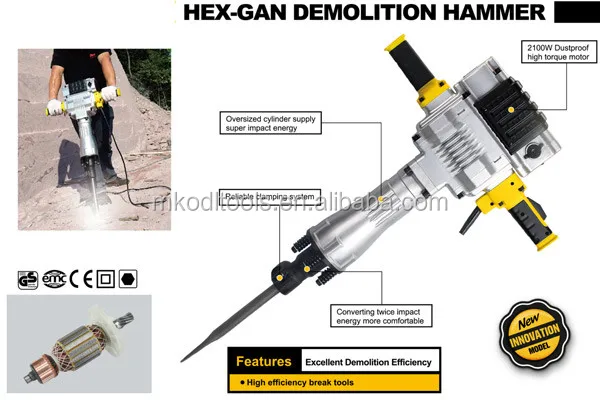 MKODL MK-GSH27V DEMOLITION HAMMER 3800W