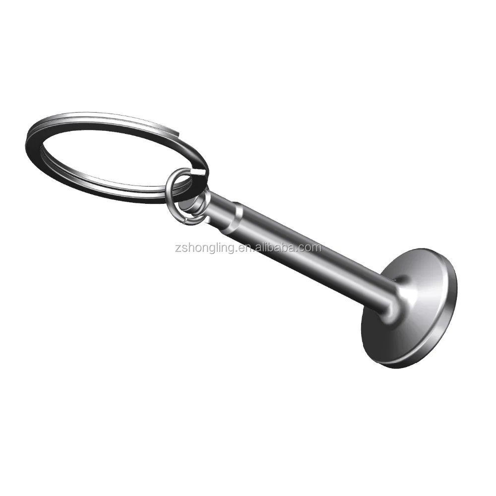
3D car engine valve shaped custom promotional key chain 