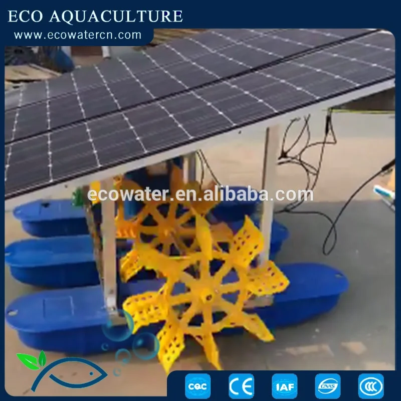 ECO Paddle wheel aerator--2HP 4wheels good quality cheap price plastic floating boat fish shrimp ponds