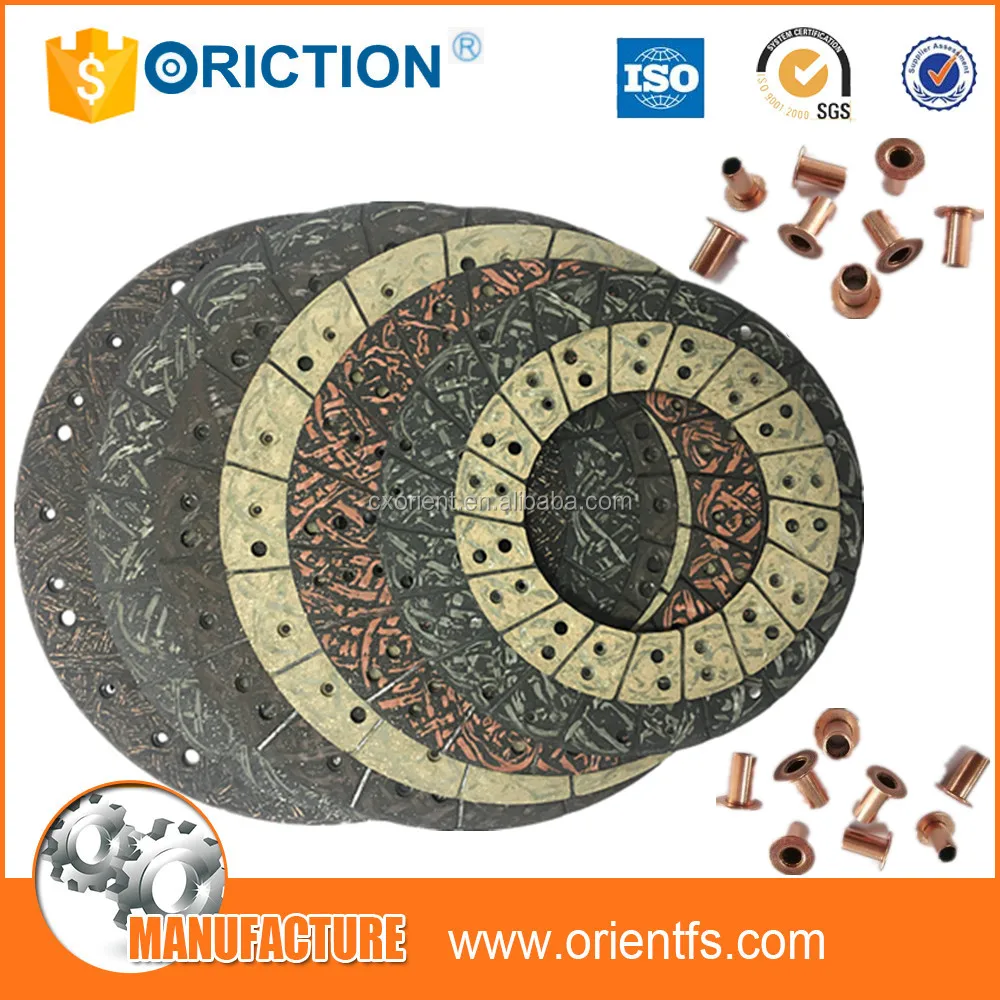 Auto Spare Parts Clutch Facing For Truck