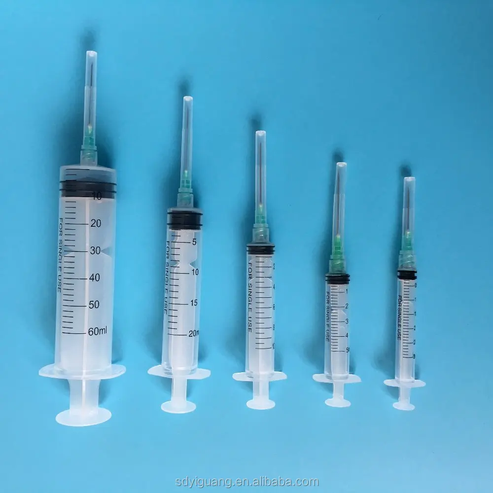 
Disposable syringe Luer lock with needle 