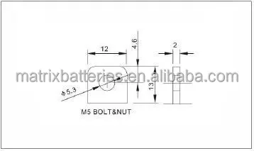 
12v 17ah Matrix brand battery mf rechargeable superior seal agm battery 