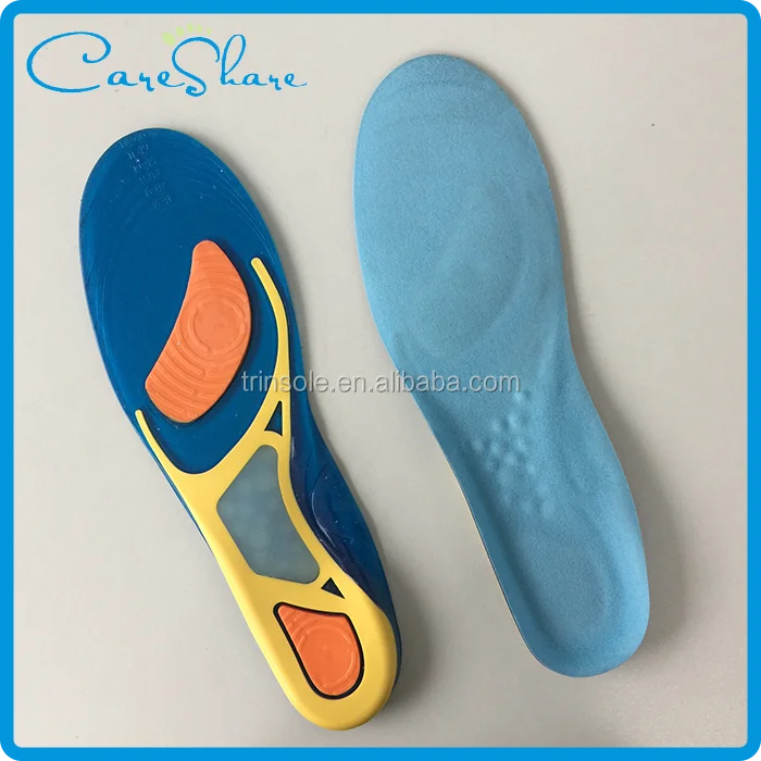 Ортопедические подошвенный фасциит Арка Поддержка гель ортопедические стельки