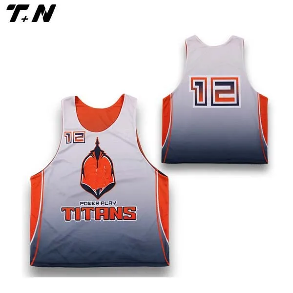 Индивидуальный Реверсивный сублимированный лакросс pinny