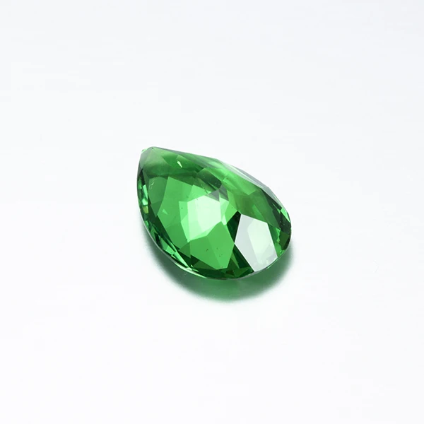 Lab created gemstone same as afghanistan fashion afghan Synthet emerald stone and cut emerald