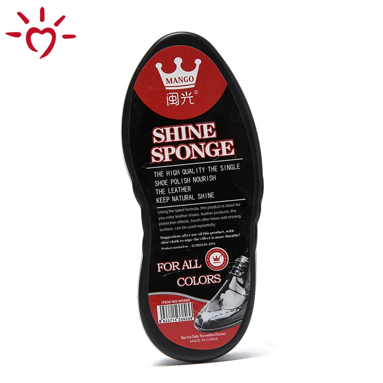 
High quality wholesale price hotel polish instant shoe shine sponge black shoe dye 