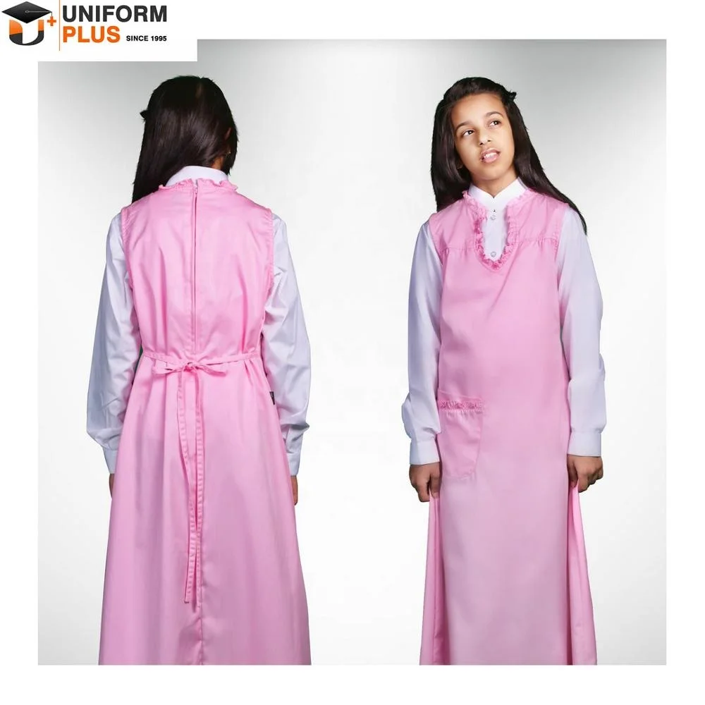 Saudi arabia school uniform cotton frock design for girls
