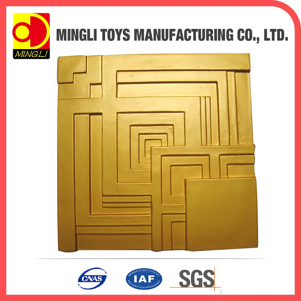 Новый дизайн 3d гипс декоративная панель стены