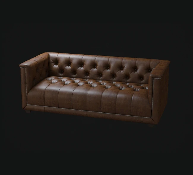 2-местный кресло в винтажном стиле; Итальянская кожа/Германия дизайнерский диван на двоих