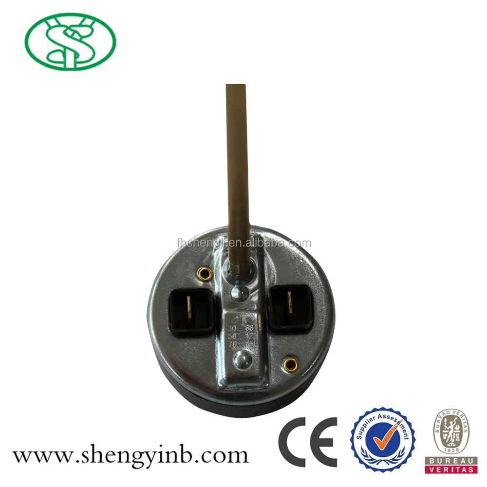 thermostat for electric water heater heating elements