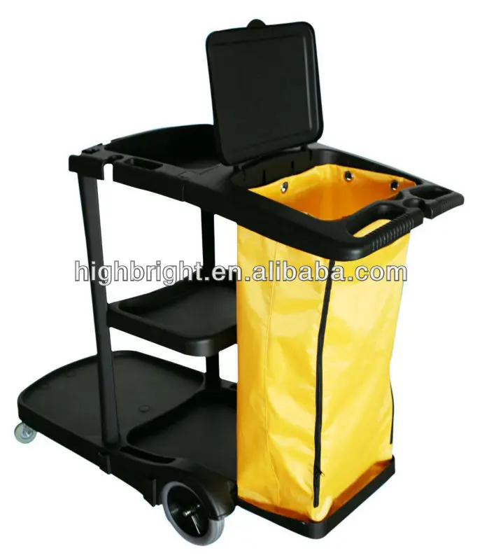 multi-purpose hotel cleaning trolley housekeeping maid cart