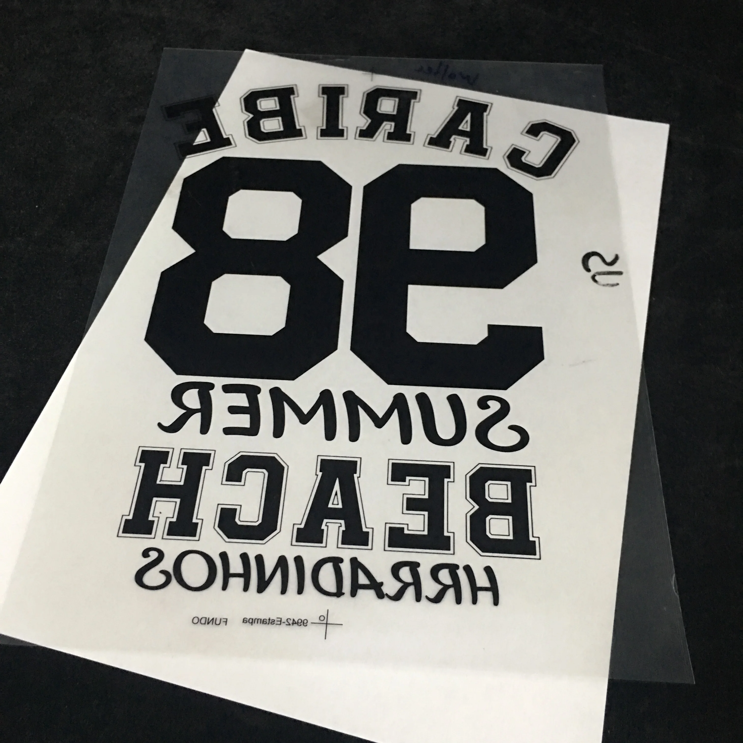 Transparent PET Film Clear Silk Screen Digital Printing Film for Inkjet Printer