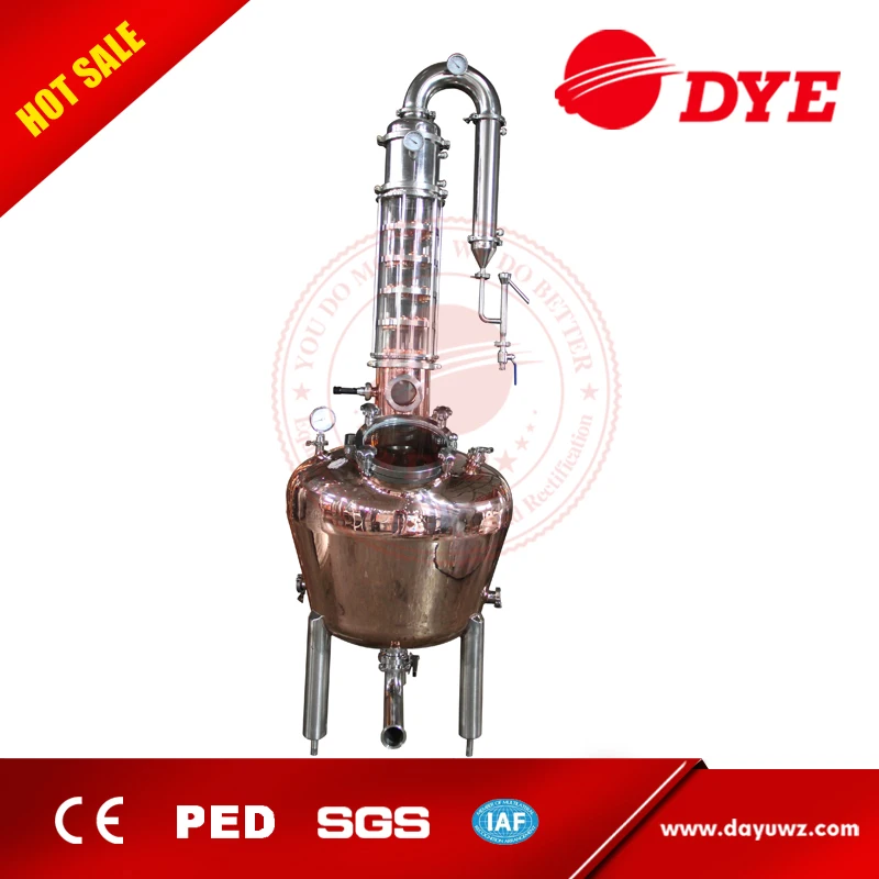 2017 Самый популярный дистиллятор из меди и нержавейки из Китая DYE