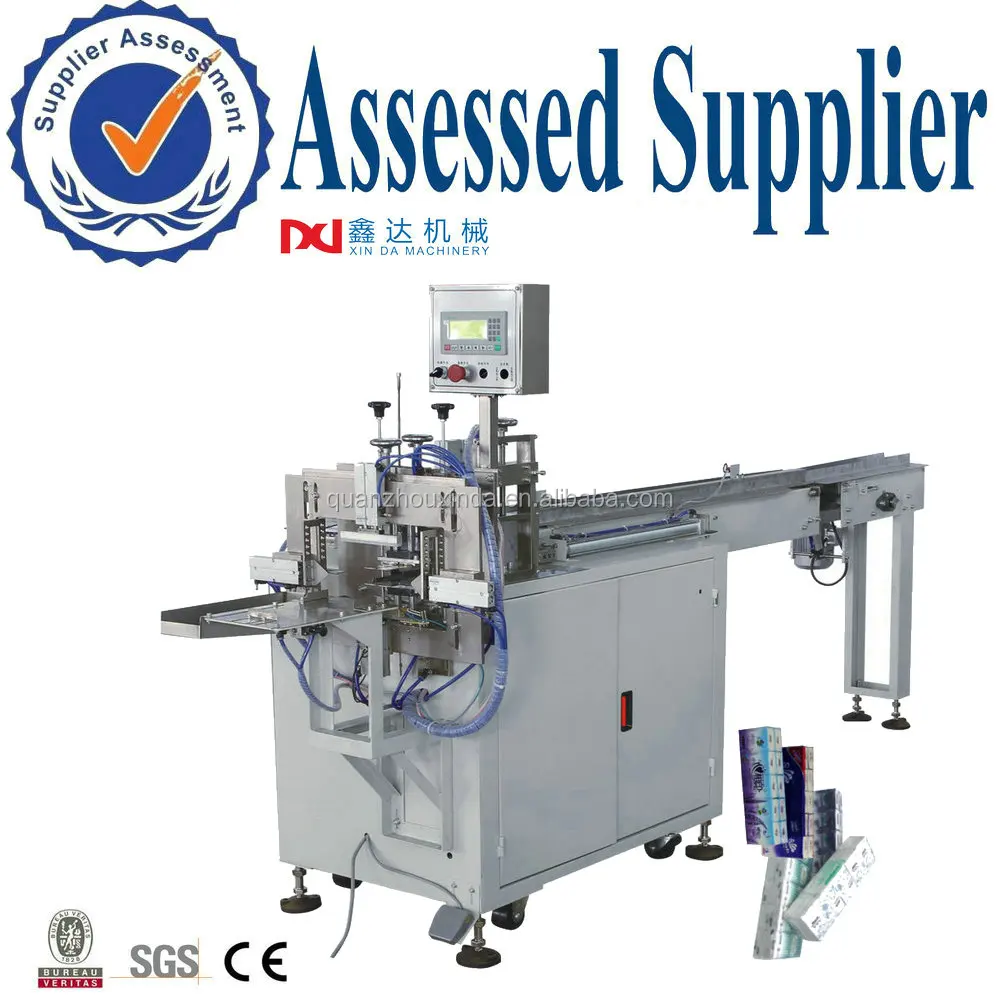 Полуавтоматическая карман ткани среднего упаковочная машина