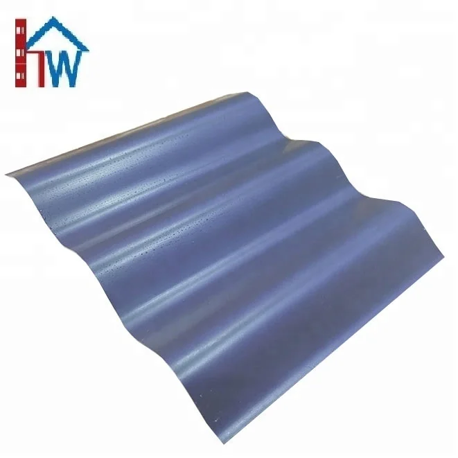 Sound proof \& heat proof plastic wave roof sheet upvc roofing sheet foshan