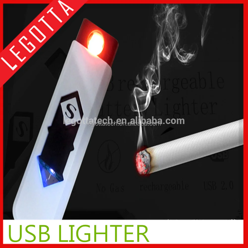 
Hot popular wholesale flameless USB rechargeable no gas lighter 