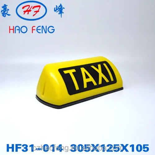 
HF31- 014 plastic taxi light box taxi roof advertising taxi top light 