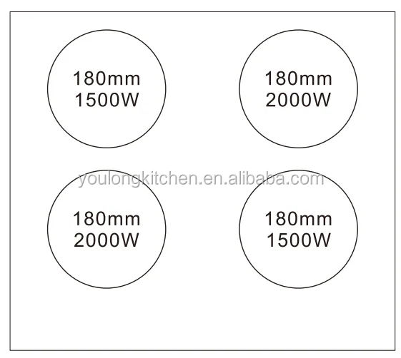 
Wholesale 7000W kitchen appliance multi furnace electric induction hob/cooker 