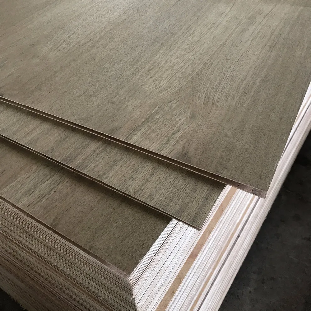 4x8 Natural Teak veneer laminated plywood for india market