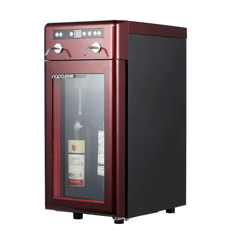 OEM  wine cooler freezer automatic wine dispenser 2 bottles