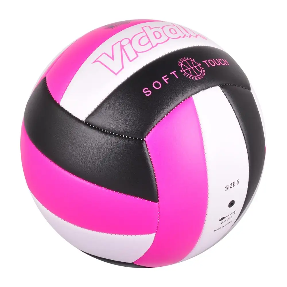 ПВХ пляжный Волейбольный мяч Стандартный тренировочный мяч Размер 5 под заказ оптовая продажа pu Волейбольный мяч