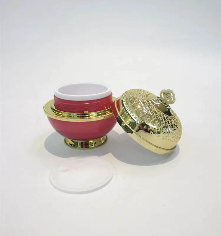 double wall pink cream jar lotion bottle 30g 50g 50ml 100 ml skincare acrylic cosmetic bottles