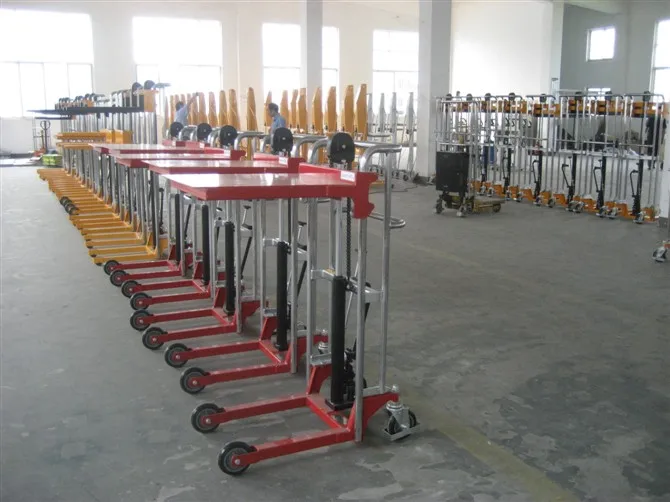 QP(L) Manual Mini Fork Stacker with Traceless Slient Wheel