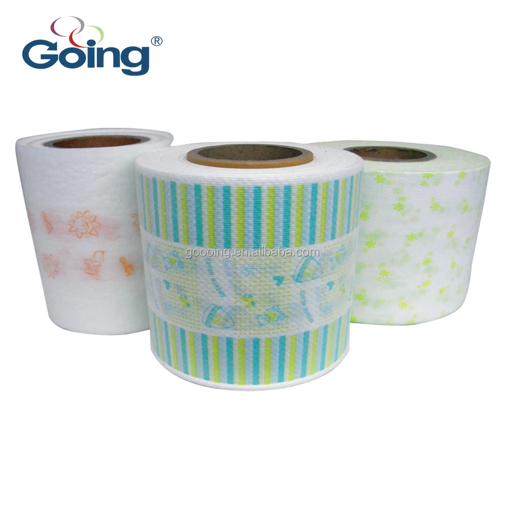 Full laminated breathable  polyethylene printing PE film raw material for baby diaper nonwoven