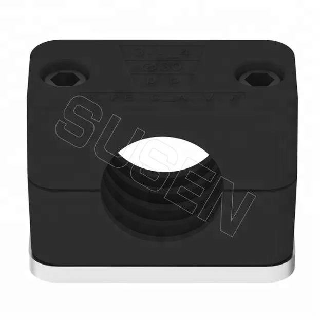Hydraulic polypropylene/ polyamide/aluminium double /small pipe clamp