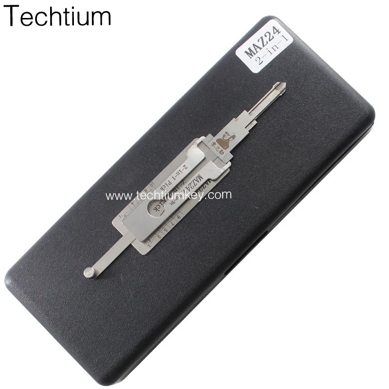 Original Genuine  Lishi MAZ24 2 in 1 Car Door Lock Pick Decoder Unlock Tool Locksmith Repair Tools for Mazda