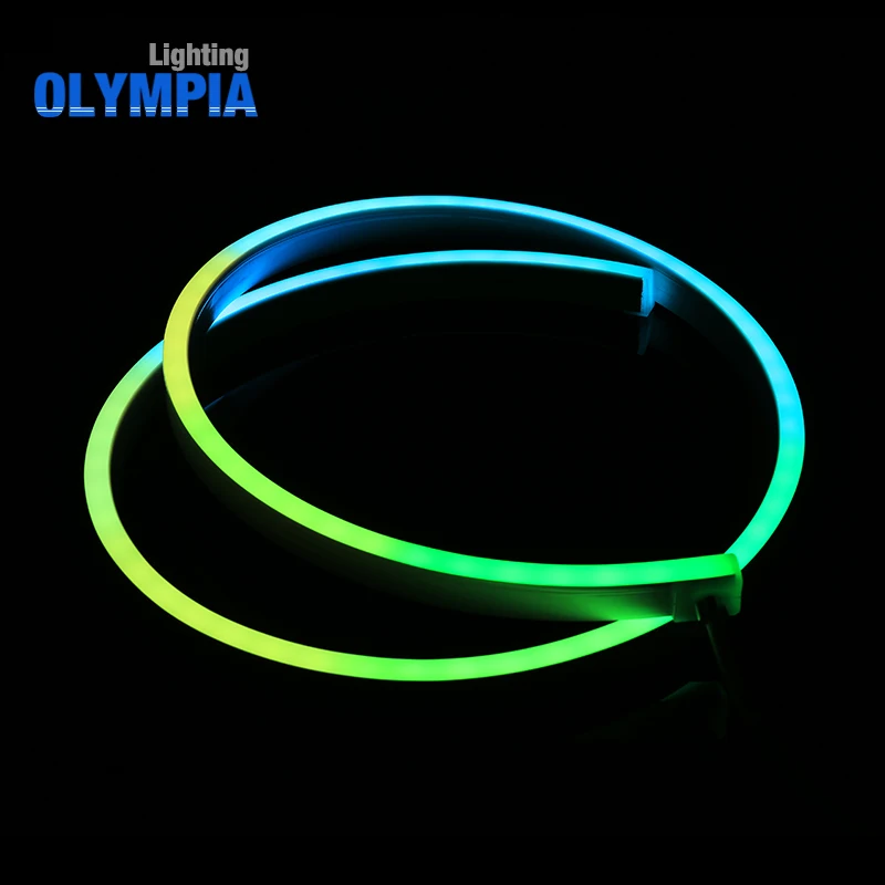 High quality Standard  DMX 512 24V Milky jacket Flexible LED Neon Flex
