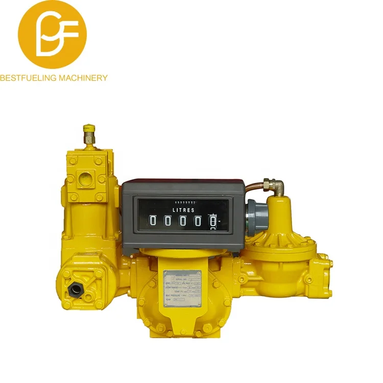 Aluminum,cast iron,steel 2 inch LPG meter with mechanical register,differential valve, air eliminator and strainer
