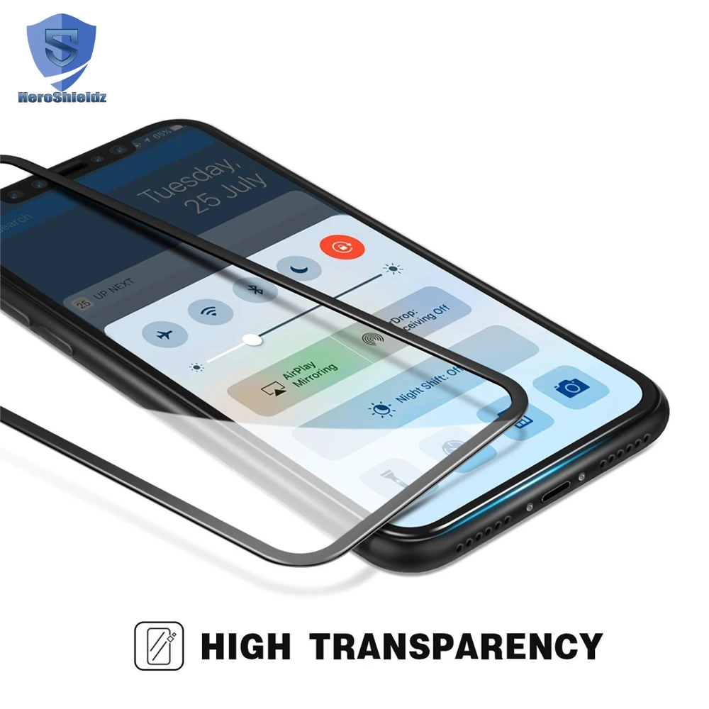 Wholesale Premium Quality For iPhone XS Screen Protector Tempered Glass, 9H 5D Full Coverage Glass Cover For iPhone XS No bubble
