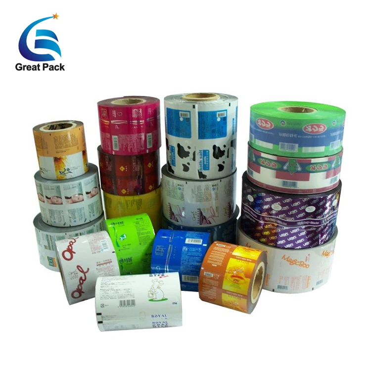Low price food packaging plastic film roll for packing machine