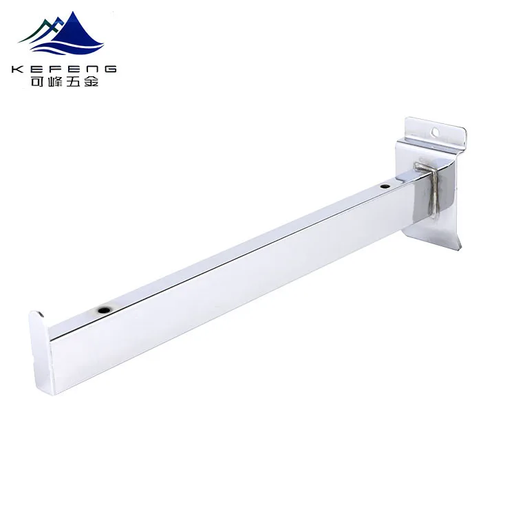 
Slot board coat hook rail 