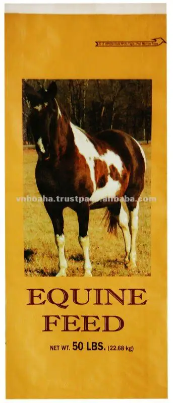 High quality BIG SUPPLIER ANIMAL FEED BAG PP WOVEN BAG 25KG VIETNAM EVERGREEN