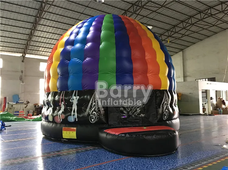 Party Bouncy Castle 0.55MM PVC Inflatable Disco Dome For Sale