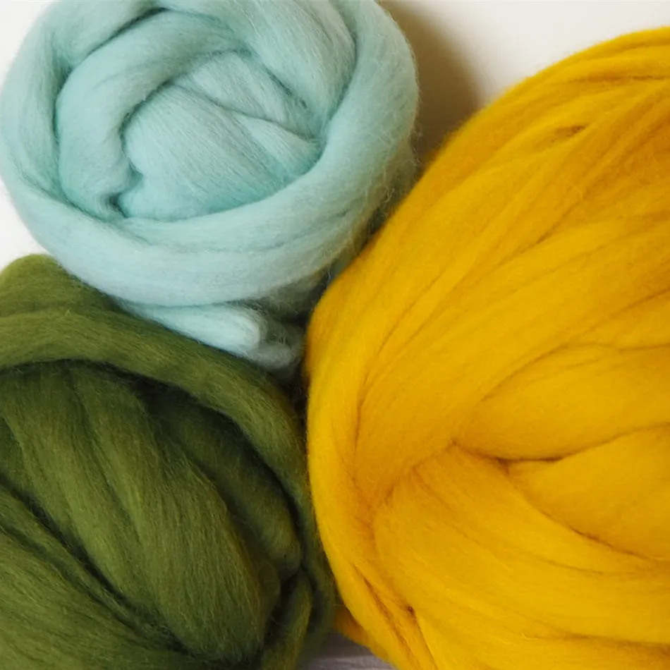 Супер крупная Толстая гигантская 100% акриловая пряжа с 25 цветами в наличии для крупной вязки одеяла шерсти