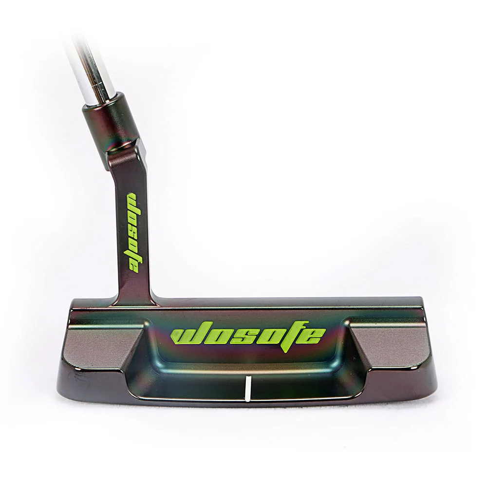 Стальной стержень в форме полосы, мужской черный хроматический клюшка для клюшки для гольфа