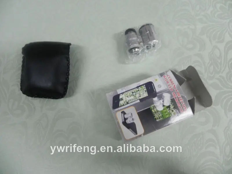 mw10087l мини латуни микроскоп с осветитель 60x