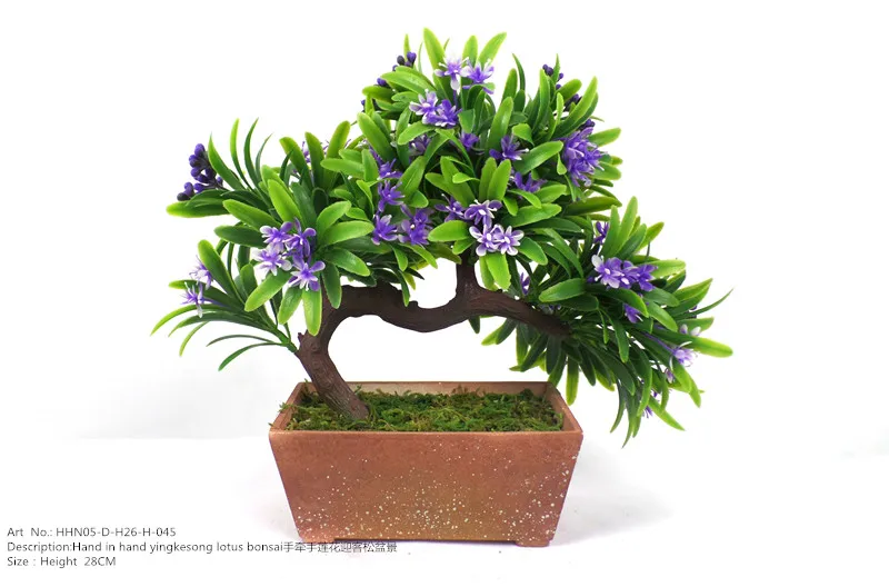  Высококачественное недорогое искусственное дерево podocarpus бонсай для украшения