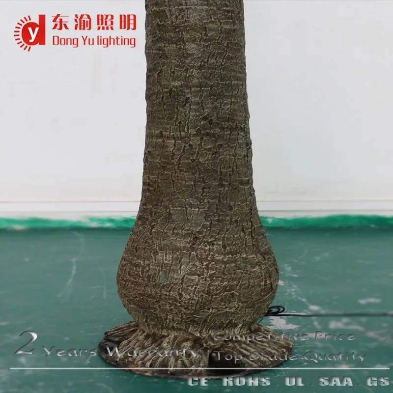 Waterproof Indoor/Outdoor Copper Coconut Palm Tree Light up for Holiday Christmas LED Warm White Lights IP44/65/67 Rated