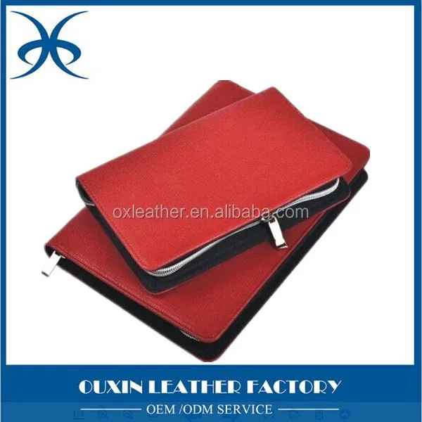 A5/A6 journal notebook with zipper & calculator pen holder card holder memo holder